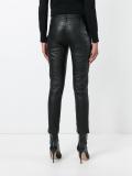 glitter effect skinny trousers