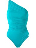 draped swimsuit