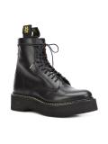 chunky sole lace-up boots