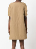panelled shift dress