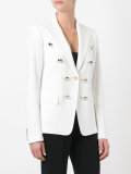 buttoned blazer