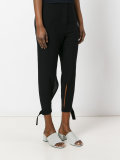 ankle-tie trousers