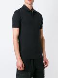 sleeve logo print polo shirt