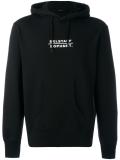 logo print hoodie