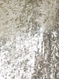 cold shoulder sequin top