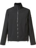 cropped funnel neck jacket