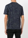 leaf print T-shirt
