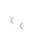'Mini Moon Biography' stud earrings
