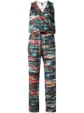 abstract print jumpsuit