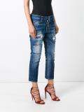 Cool Girl cropped distressed jeans 