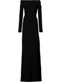 bardot long sleeve gown 
