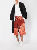 geisha print shorts