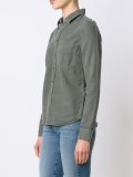 pocketed button down shirt