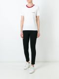 contrast collar T-shirt