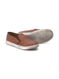 woven slip-on trainers