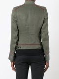 military stand-up collar jacket