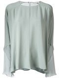 loose fit long sleeve blouse