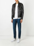 hooded zip up jacket
