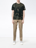Rockstud panther print T-shirt
