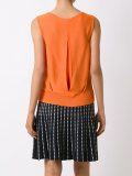 round neck knit blouse