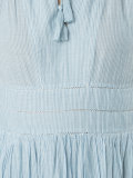 pleated shift dress