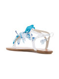 floral motif sandals 