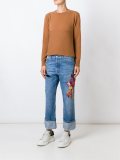 embroidered boyfriend jeans