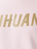 marihuana印花套头衫