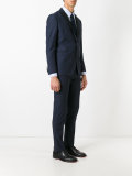 contrast lapel suit