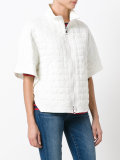 short sleeve quilted jacket
