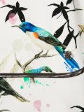 bird print dress