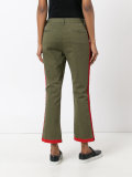 patched cropped pants 