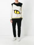 'cat's eye' motif jumper