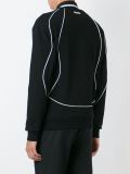 contrast piping sweatshirt