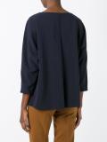 flared longsleeved blouse