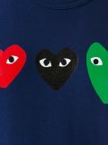 heart print T-shirt