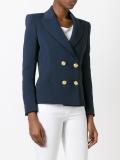 peaked lapel blazer