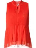 ruffled flared tank
