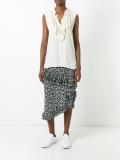 ruffle neck top