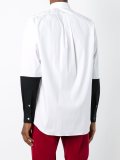 contrast longsleeved shirt