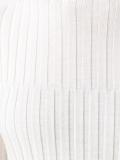 turtleneck ribbed knit jumper