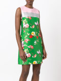 open-back floral dress
