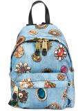 jewel print backpack