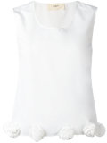 flower pom pom tank