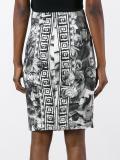printed pencil skirt 