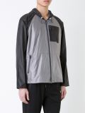 zip fastening hooded jacket