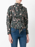 'Lemony' wrap jacket