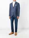 three-button blazer