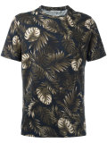 leaves print T-shirt 
