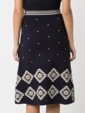 midi jacquard skirt